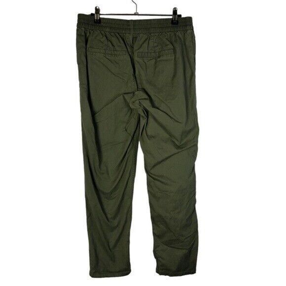 Old Navy Olive Green Straight Leg Pull On Pants 4 - Picture 2 of 4